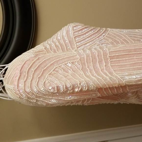 Stunning Vintage Gatsby Silk Sequined Dress - Picture 5 of 11